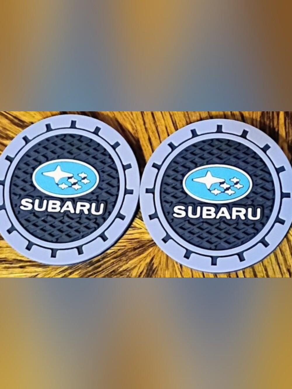 Subaru Car Cup Coaster, 2PCS Cup Holder Insert Coaster for Subaru Cars SUVs NEW